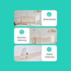 CuboAi Smart Babyphone 3er Ständer-Set