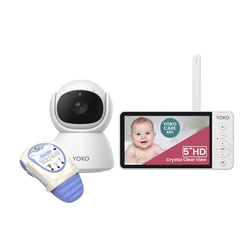 Snuza Hero MD - tragbarer Atmungsmonitor für Babys. (medizinisches Gerät) r + YOKO X5 Babyphone ⭐⭐⭐⭐⭐ Bestselle