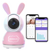 MOMWILIKE A.I. Smart-Babyphone (Pink Bunny) + Atmungsmonitor SNUZA HERO MD (medizinisches Gerät)