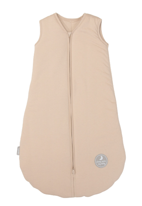 NATULINO® Baby Schlafsack NATURALS | beige | 100 % Bio-Baumwolle mit GOTS | 21-24C | 2-lagig nicht isoliert