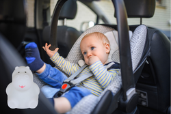 Snuza Hero MD - tragbarer Atmungsmonitor für Babys. Medizinprodukt + Lampe für Kinder Natulino MIA das Flusspferd