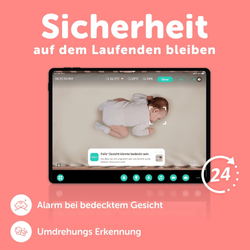 CuboAi Smart Babyphone 3er Ständer-Set + Snuza Hero MD - Atemmonitor für Babys. Medizinprodukt.