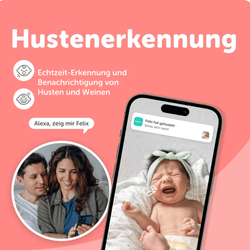 CuboAi Smart Babyphone 3er Ständer-Set + Snuza Hero MD - Atemmonitor für Babys. Medizinprodukt.