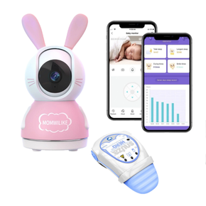CuboAi Smart Babyphone 3er Ständer-Set + Snuza Hero MD - Atemmonitor für Babys. Medizinprodukt.