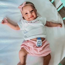 MOMWILIKE A.I. Smart-Babyphone (Pink Bunny) + Atmungsmonitor SNUZA HERO MD (medizinisches Gerät)