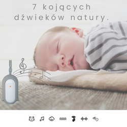 Pinguin der Mutige™ by Natulino Innovations. Rauschender Pinguin mit Standby-Funtion und Nachtlampeino Innovations. Szumiący pingwin z funkcją czuwania i nocną lampką